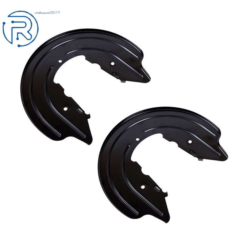 For Ford Mustang 1994 1995 1996-2004 Rear Brake Dust Shield Backing Plates Pair gallery