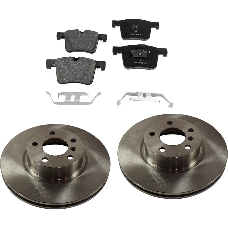 Front Brake Disc Rotors and Pads Kit for BMW X4 X3 2012-2017