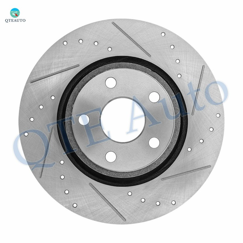 Front Drilled Slotted Brake Disc Rotors 350mm For 2011-2020 Dodge Durango gallery