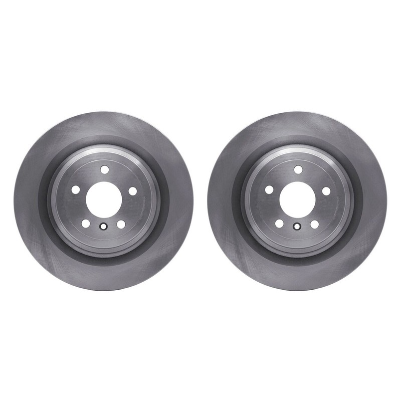 For Mercedes-Benz GLS550 17-19 R1 Concepts Plain Rear Brake Rotor Set