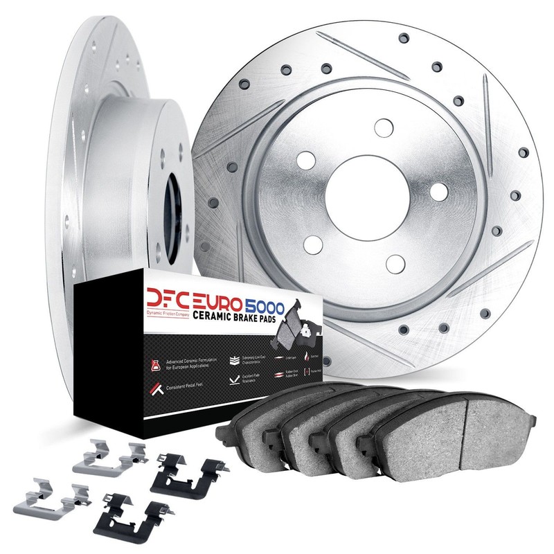 Dynamic Friction 7612-63037 Disc Brake Kit For 90-95 300SL 500SL SL320 SL500