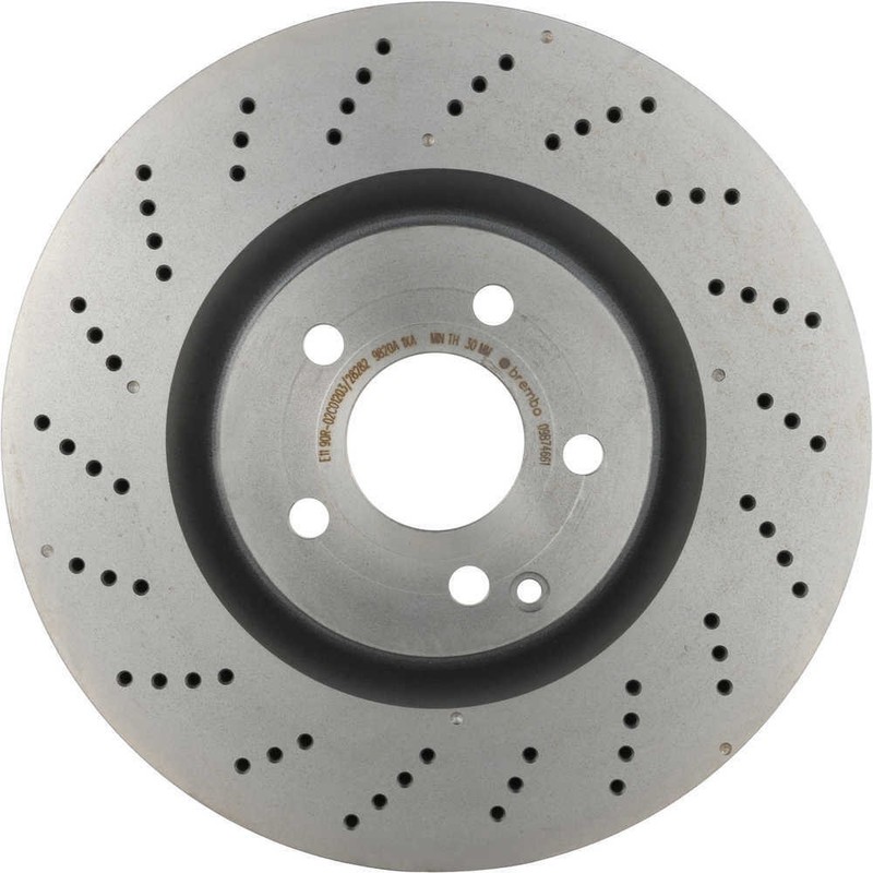 Disc Brake Rotor-Premium UV Coated OE Equivalent Rotor Brembo 09.B746.61