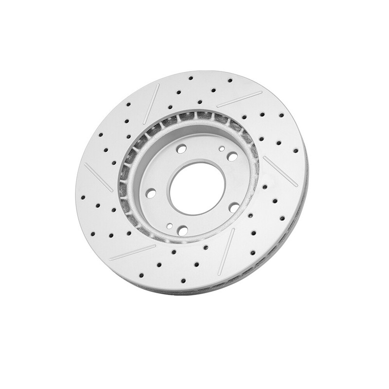 Front & Rear Drilled Rotors Brake Pads for Hyundai Elantra Kia Forte Soul gallery