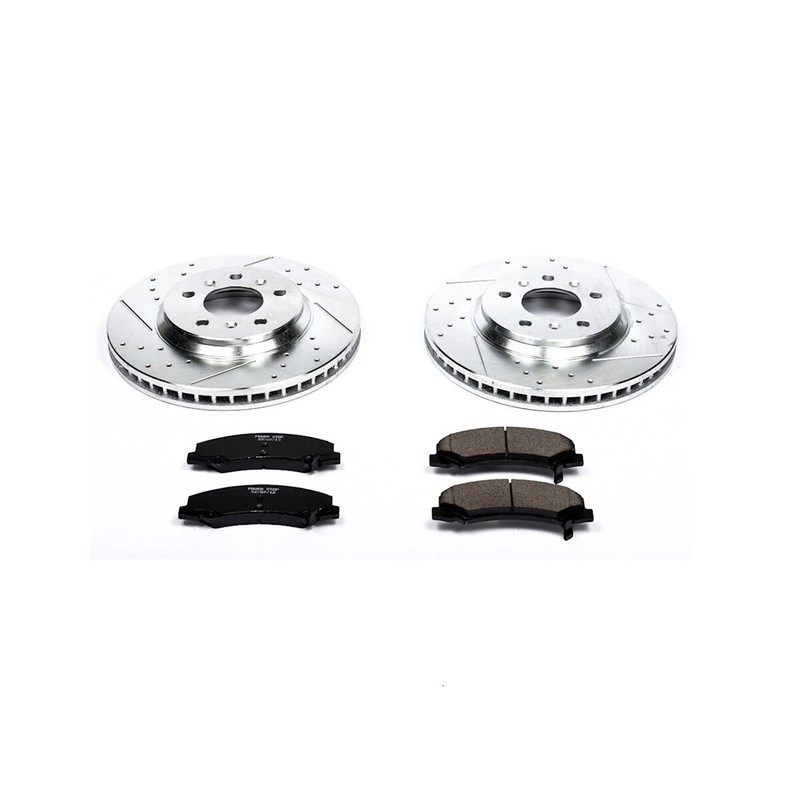 K5504 Powerstop Brake Disc and Pad Kits 4-Wheel Set Front & Rear for Chevy gallery