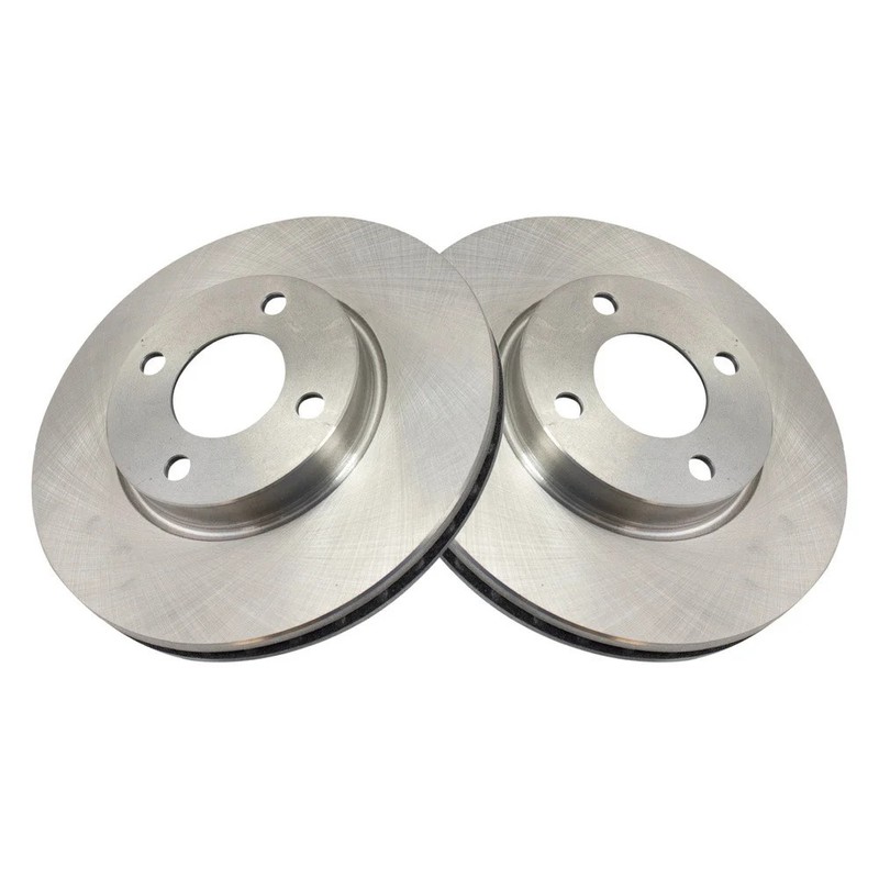TRQ BRA72748 Disc Brake Rotors For Nissan Versa 2020-2022 Front 402065RB0A