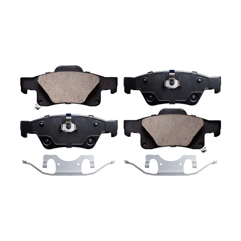 Front Rear Ceramic Drilled Slotted Rotors Ceramic Pads Kit gallery