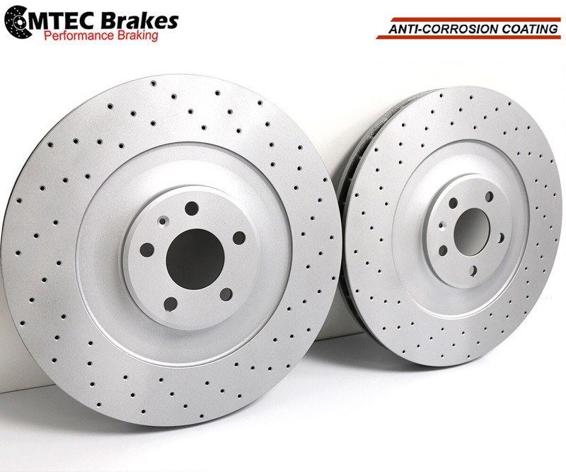Audi A8 S8 5.2 Fsi Quattro 06-10 Rear Brake Disc Drilled Coated 335mm gallery