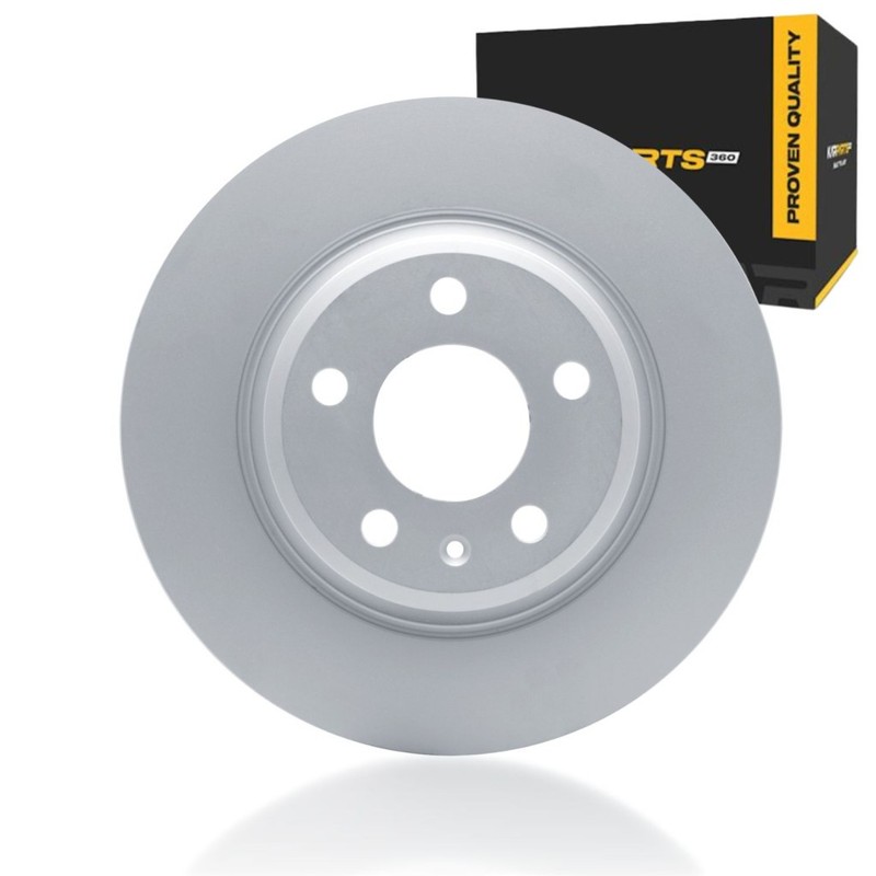For Audi A4 2009-2020 Brake Rotor Rear | Cast Iron | Solid Rotor | 5 Lug Holes