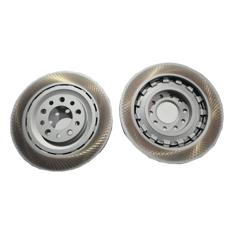 NEW left + right rear brake rotor kit 3Y0615601A for 2011-2010 Bentley Mulsanne-