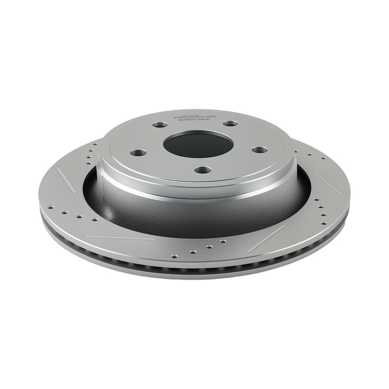 Rear Drilled+Slotted Brake Rotors for Dodge Ram 1500 2005-2010/Durango 2004-2009 gallery