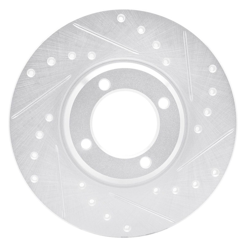 For Mercury Capri 70-77 Brake Rotor eLINE Drilled & Slotted 1-Piece Front