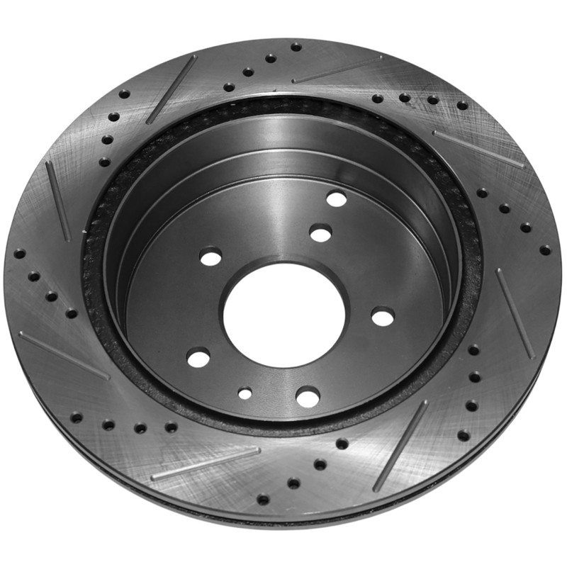 303mm Rear Drilled Brake Rotors for Saturn Vue Chevy Equinox Suzuki XL-7 Torrent gallery