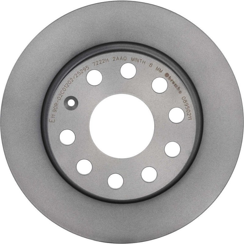 Disc Brake Rotor-Premium UV Coated OE Equivalent Rotor Brembo 08.9502.11