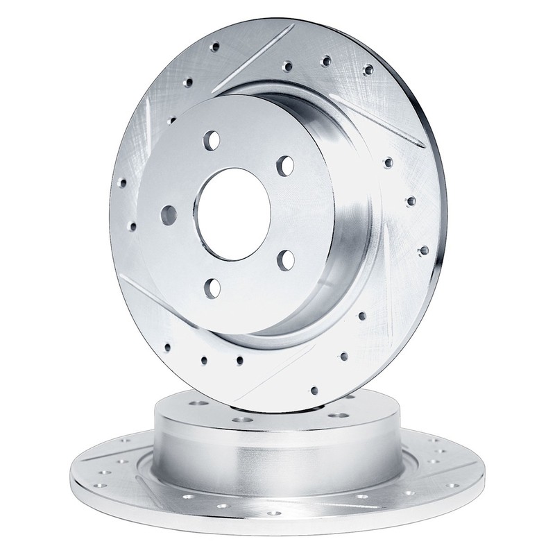WGPN1-63087 R1 Concepts Brake Discs 2-Wheel Set Rear for MB Mercedes 420 280