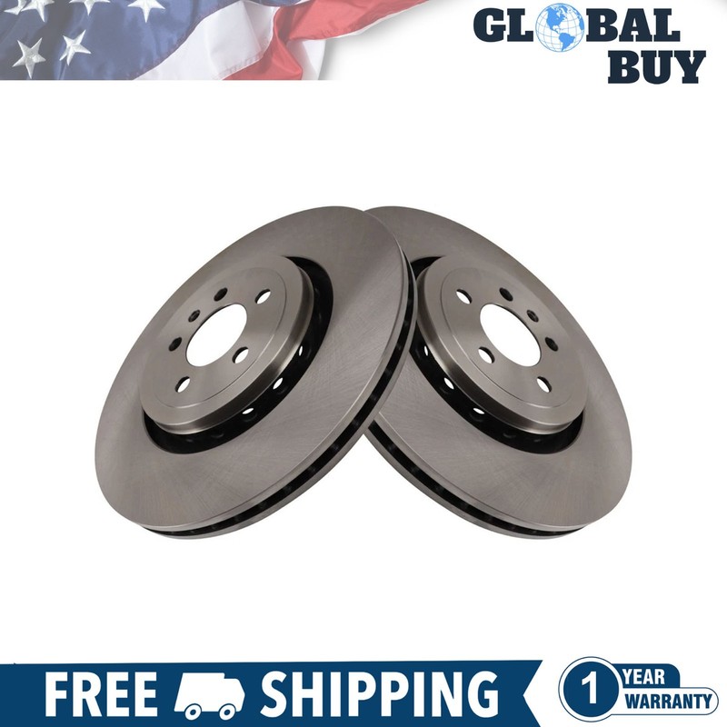 New Front Brake Rotors Set For 2014-2023 Dodge Charger