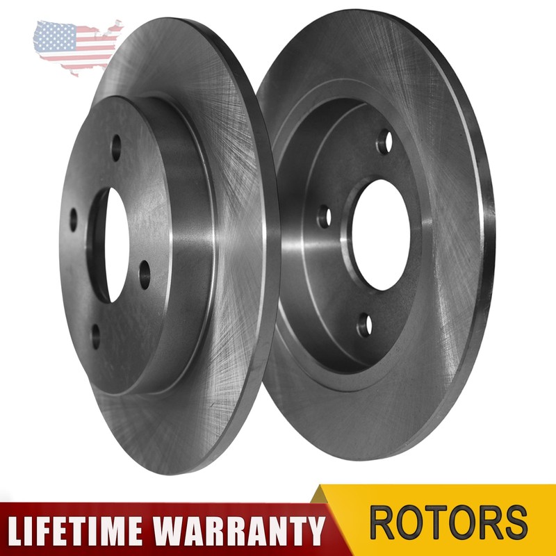 253mm Rear Disc Brake Rotors for Ford Focus 2001-2007 Fiesta 2014 2015-2019 Pair