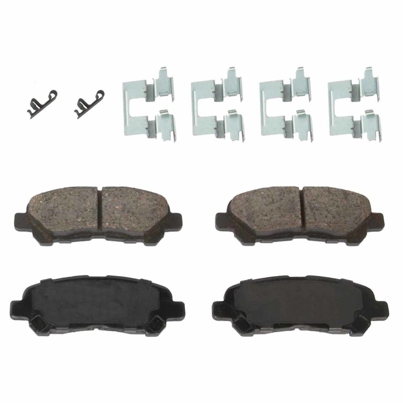 Front and Rear Ceramic Brake Pad Set For 2008-2013 Toyota Highlander gallery