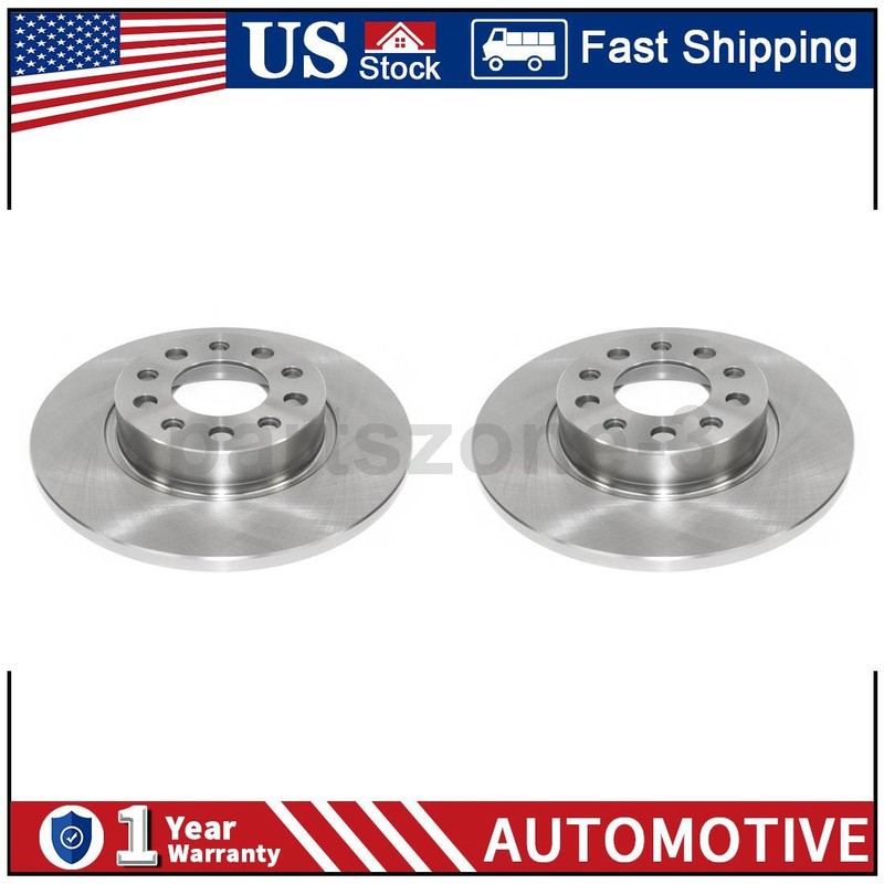 Rear DuraGo Brake Rotors For Jeep Renegade 1.3L 2019 2018 2017 2016 2015