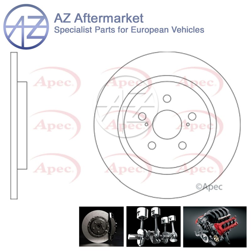 Fits Lexus CT 2010- 1.4 D 1.8 AZ Rear 1x Brake Disc 4243152160