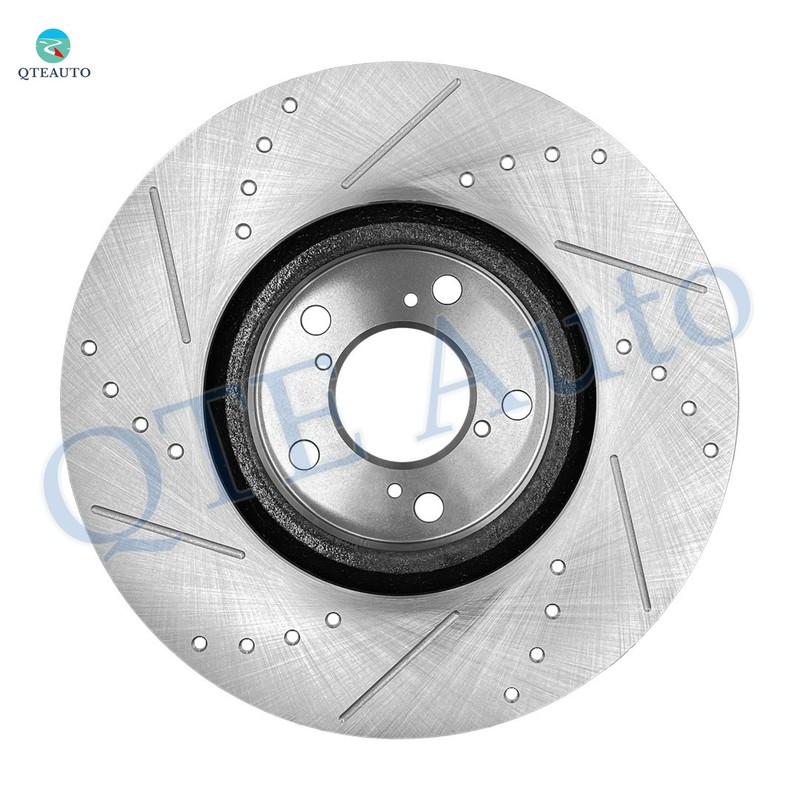 4PC Front 330mm-Rear 334mm Drilled Slotted Brake Rotors For 2007-2013 Acura MDX gallery