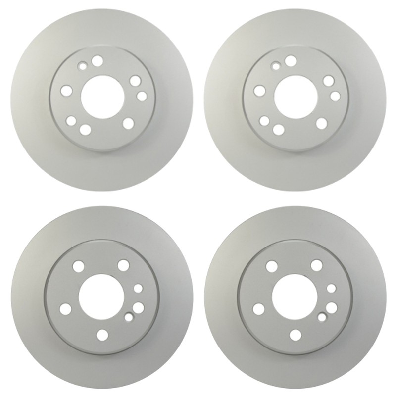 Hella Front 310mm Rear 290mm Brake Rotors Kit For W140 S320 S350 Base SWB LWB