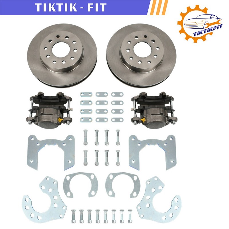 9 Inch Rearend Bolt-On Rear Disc Brake Kit, Universal Kit for Ford
