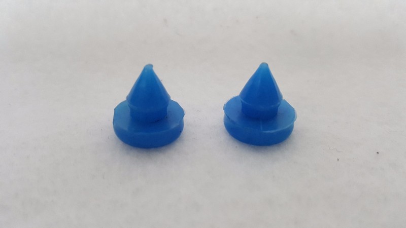 NEW Set of 2 FOR HONDA/ACURA BLUE BRAKE OR CLUTCH PEDAL STOP 46505-SA5-000B gallery