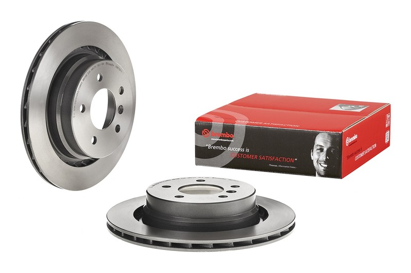 Brembo Rear Passenger Right Disc Brake Rotor UV Coated 312mm For BMW E36 M3 Z3