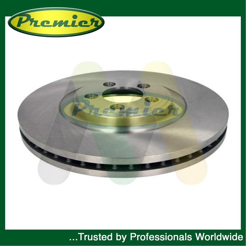 Premier Front 1x Brake Disc Fits Super Eight F-Type S-Type XF XJ XK C2C25337