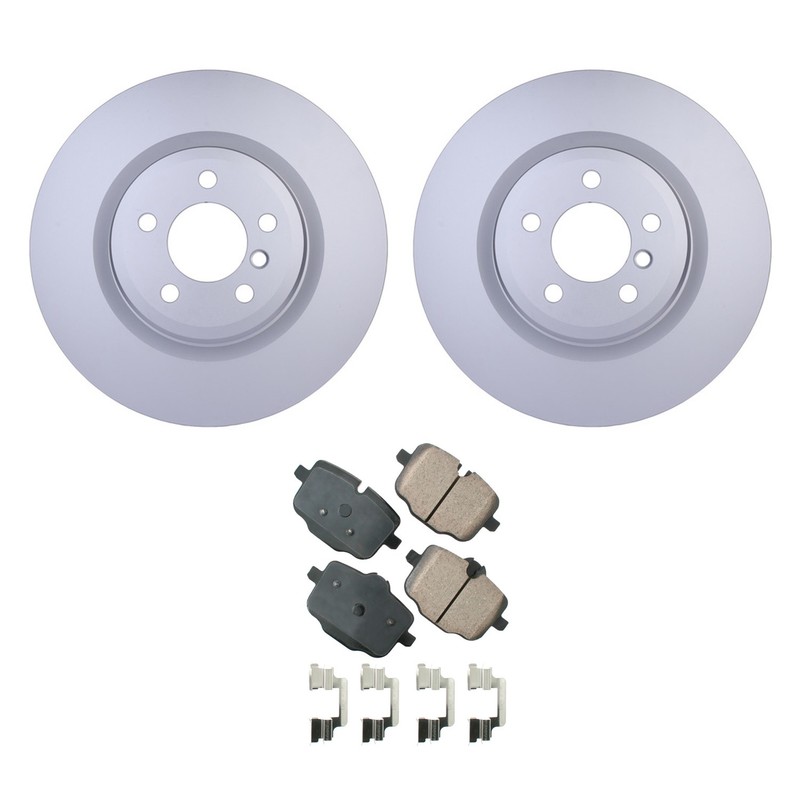 Hella Rear Rotor Akebono EURO Ceramic Disc Brake Pad Kit For F06 Alpina B6 xD GC