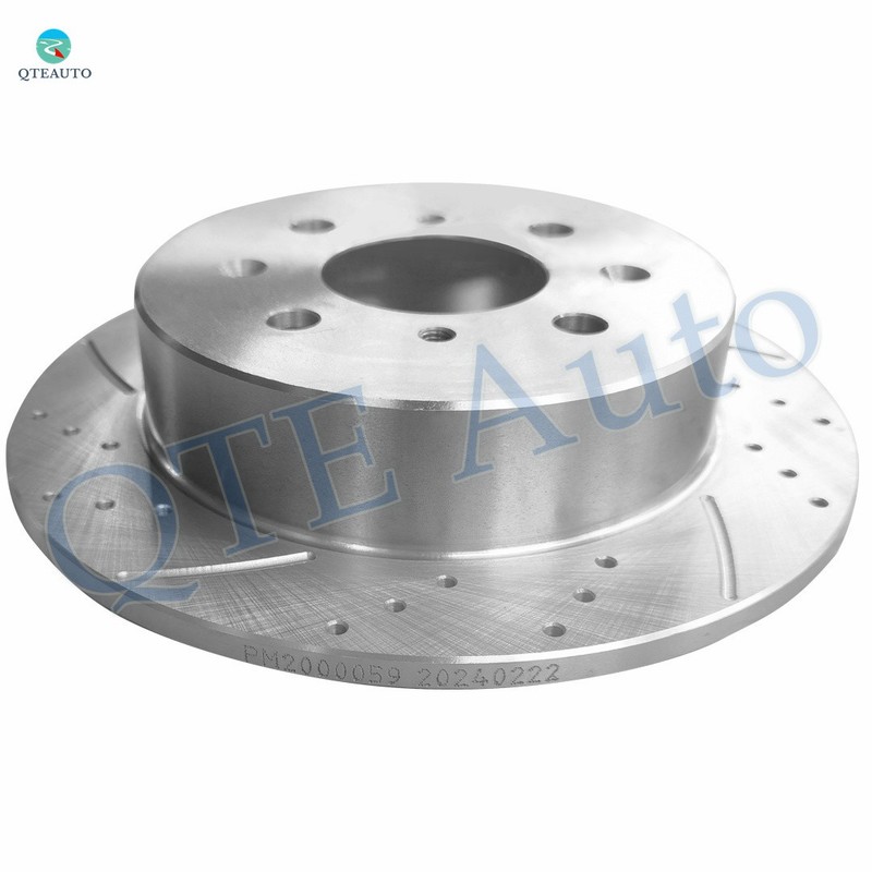 4 Front 262mm-Rear 239mm Drilled Slotted Brake Rotors To 1992-2001 Acura Integra gallery