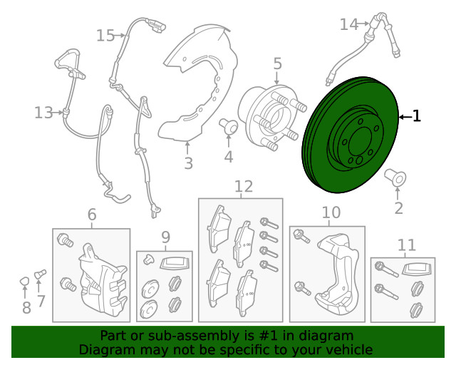 Genuine Land-Rover Disc Brake Rotor LR161912 gallery