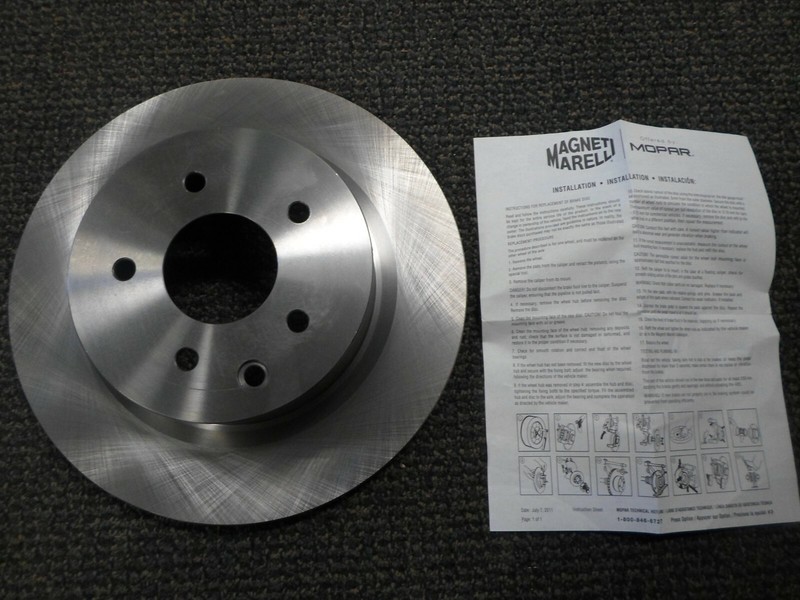 NOS Magneti Marelli Disk Brake Rotor Fits: 2010-2019 Nissan 370Z 1AMVR20182