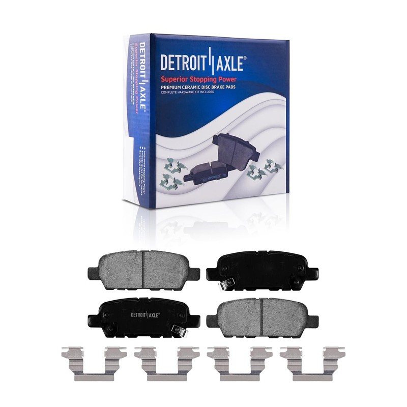 Rear Brake Rotors + Brake Pads for Nissan Quest Murano Brake Rotors & Pads Kit gallery