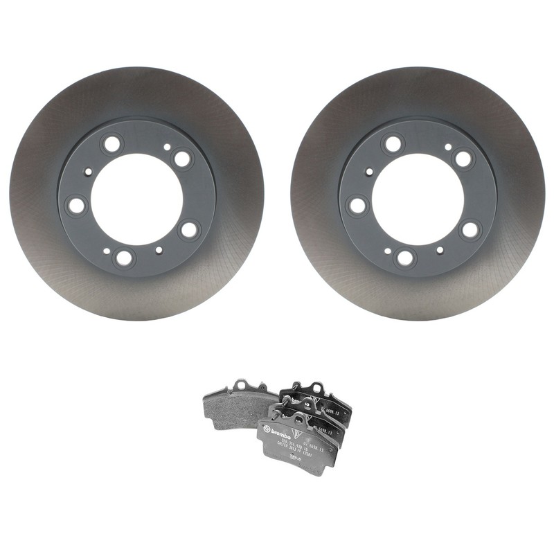 SHW Performance Front Disc Brake Rotor Kit For Porsche