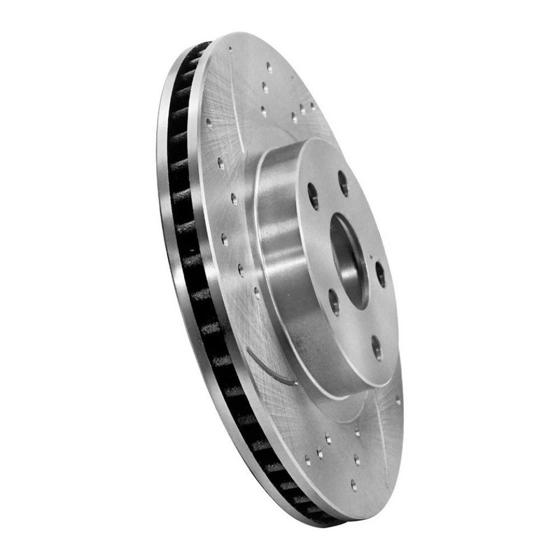 Front & Rear Drilled Rotors + Brake Pads for Dodge Avenger Caliber Jeep Compass gallery