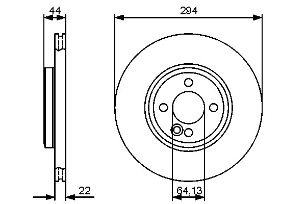 2x Brake Discs Pair Vented fits MINI CLUBMAN COOPER R55 1.6 Front 07 to 14 294mm gallery