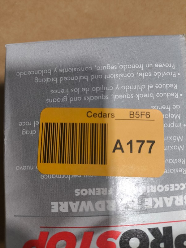 Prostop H5618 Disc Brake Hardware Kit gallery