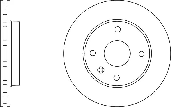 2x Brake Discs Pair Vented fits DAEWOO TACUMA U100 1.8 Front 2000 on 256mm Set gallery