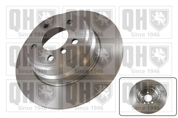 2x Brake Discs Pair Solid fits BMW X5 E53 3.0 Rear 00 to 06 324mm Set QH Quality gallery