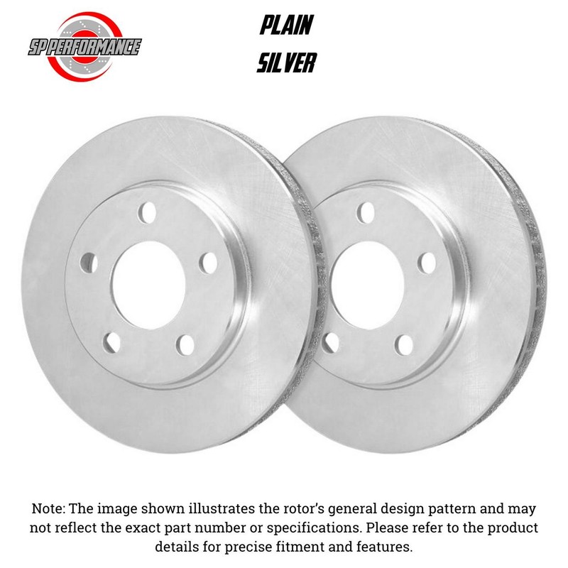 SP Performance Disc Brake Rotor Set Rear For 2007-2010 BMW 328i gallery