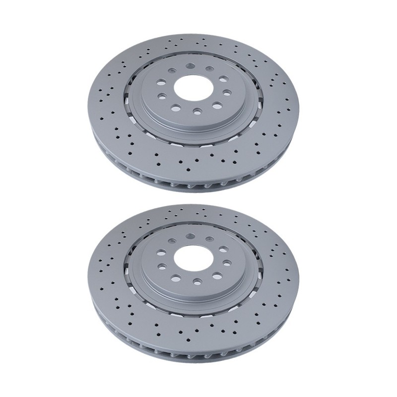 Pair Front Brake Rotors 670030935 For Maserati Ghibli Quattroporte Brake Disc