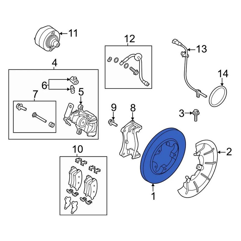 For Ford Transit-250 2015-2026 Ford CK4Z2C026C Rear Disc Brake Rotor gallery