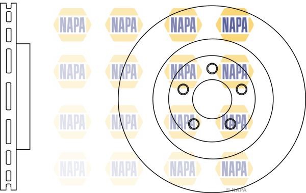 Brake Disc For Chrysler 300 11- 300C 04-12 04779197AD NBD5785 gallery