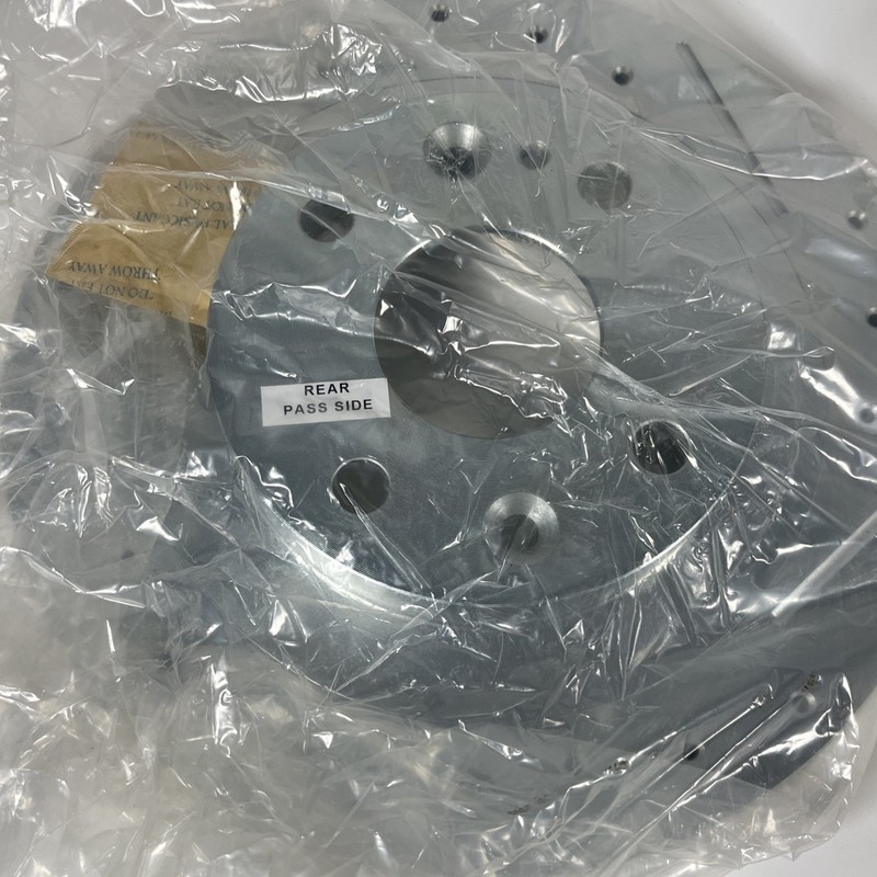 Rear Disc Brake Rotor Set- Drilled, Slotted and Zinc Plated Brake Rotor Pair gallery