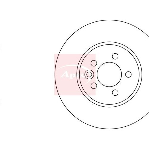 For MG MG 6 2010 on BRAKE DISC (FRONT) (SINGLE) DSK835
