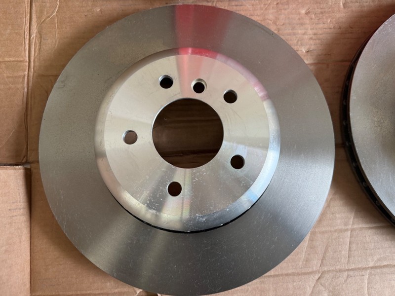 Fits BMW 5 6 Series E60 E61 Rear Vented Brake Discs Pair 345mm TRW DF6624S gallery