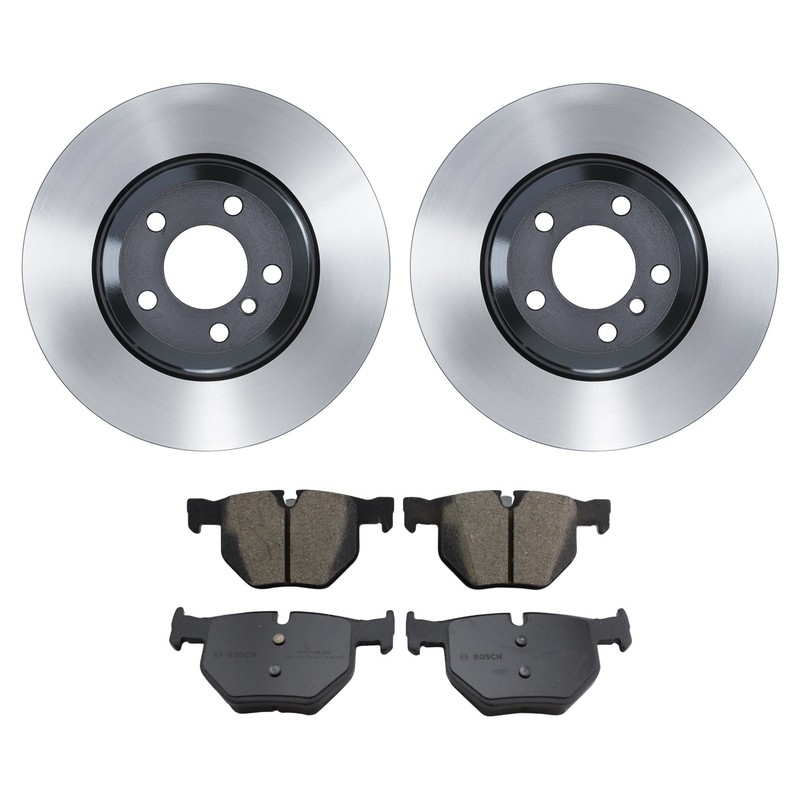 Wagner Rear Rotors Bosch QuietCast Semi-Met Disc Brake Pad Kit For E71 xDrive35i