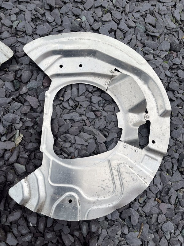 BMW X5 - PAIR - BRAKE DISC DUST COVER BACK PLATES gallery