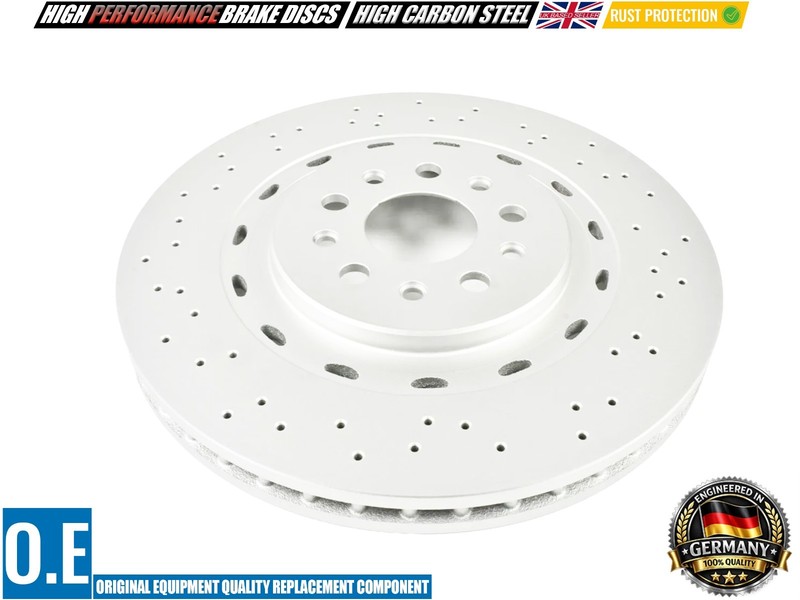 FOR MASERATI GHIBLI III (M157) 3.0 S Q FRONT DRILLED BRAKE DISCS 360mm 670030935 gallery